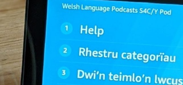 Welsh Language Alexa Skill